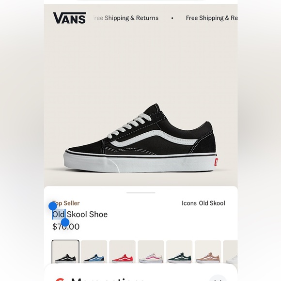 Vans Shoes - Vans Old Skool Black and white Shoes womens 9.5